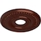 Ekena Millwork Berkshire Ceiling Medallion (Fits Canopies up to 7"), 15 3/4"OD x 3 7/8"ID x 3/4"P, Antique Copper CM15BEACS - alternate 2